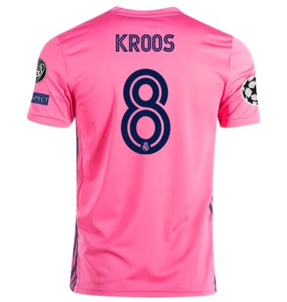 Real Madrid Away Kit Soccer Jersey TONI KROOS #8 2020/21